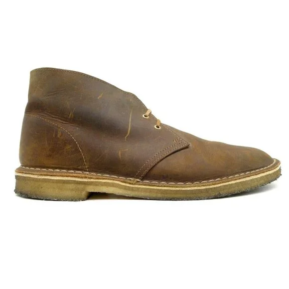 Clarks Brown Leather Chukka Boots men’s 11.5 CLARKS men main image 4